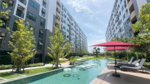 For RentCondoPattaya, Bangsaen, Chonburi : For rent ✨ Condo Way Amata (VAY AMATA) 🏢 New condo ready to move in from Sansiri, old house zone, Phan Thong.