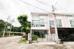 For SaleTownhouseNawamin, Ramindra : 2-story townhouse for sale, Blaiseville Village, Ramintra 117, Bang Chan, Minburi, corner house, 19.3 sq m, beginning of the project, near the Pink Line BTS station.