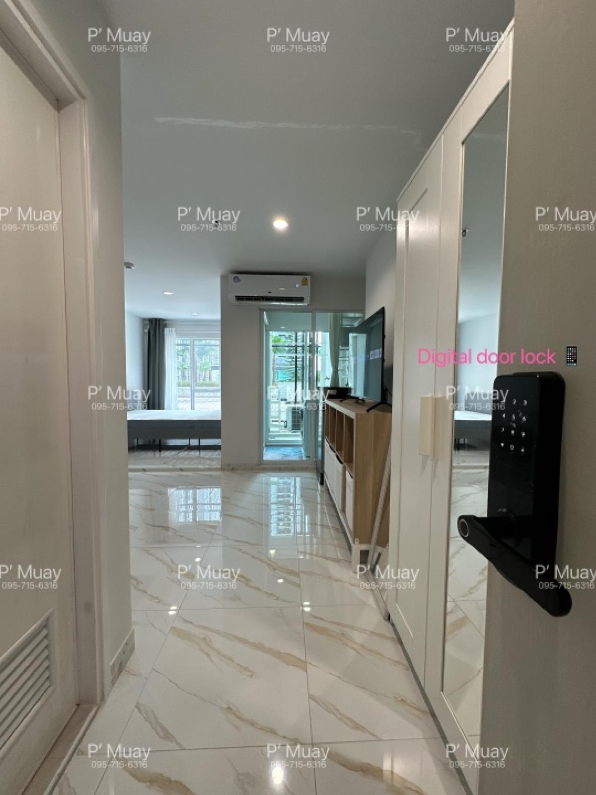 For SaleCondoBang Sue, Wong Sawang, Tao Pun : Selling a beautiful room 🅰️ complete ✨change the floor, bright ✨ 📱Digital door lock📱📍has a washing machine, front cover, 8 kg inverter #Regent Home Bangson 28 ❤️ Vaya 1.49 minus net (including tax + Transfer fee)