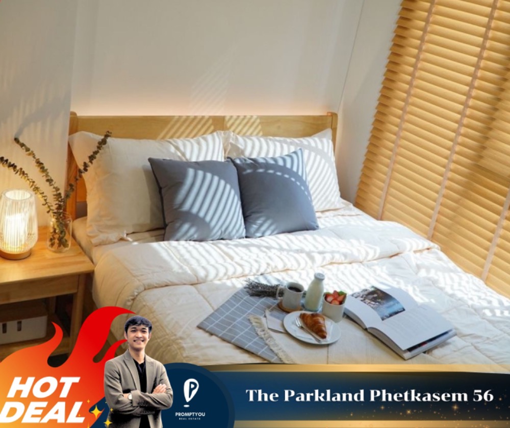 For RentCondoBang kae, Phetkasem : For rent 🔥The Parkland Phetkasem 56 🔥 New room, fully furnished, ready to move in // Ask for more information LineID:@promptyou5