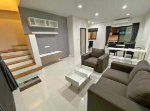 For RentTownhouseLadprao, Central Ladprao : For Rent, 3-story townhome for rent, Cozy Ladprao 41 project, Soi Phawana, fully furnished, 4 air conditioners / very good location, near the Yellow Line, Phawana Station / residential or Home Office.