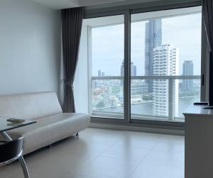 For RentCondoWongwianyai, Charoennakor : The River Condominium for rent @ 1 bed 55 Sqm Available for move now