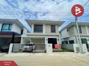 For SaleHouseChachoengsao : Single house for sale My Green Village, Bang Samak, Bang Pakong, Chachoengsao, ready to move in.