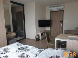 For RentCondoBangna, Bearing, Lasalle : 🏬 For Rent Ideo O2  Studio, size 27 sq.m., Beautiful room, fully furnished.