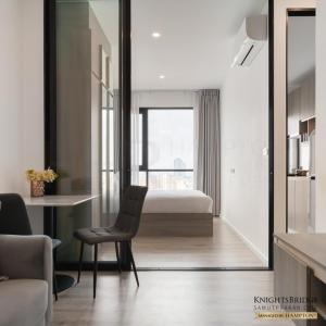 For RentCondoSamut Prakan,Samrong : Condo for rent Knightsbridge Sukhumvit-Thepharak BTS Thipwan, rental price 11,000 baht, 1 bedroom, 1 bathroom, 27 sq m, furniture and electrical appliances.