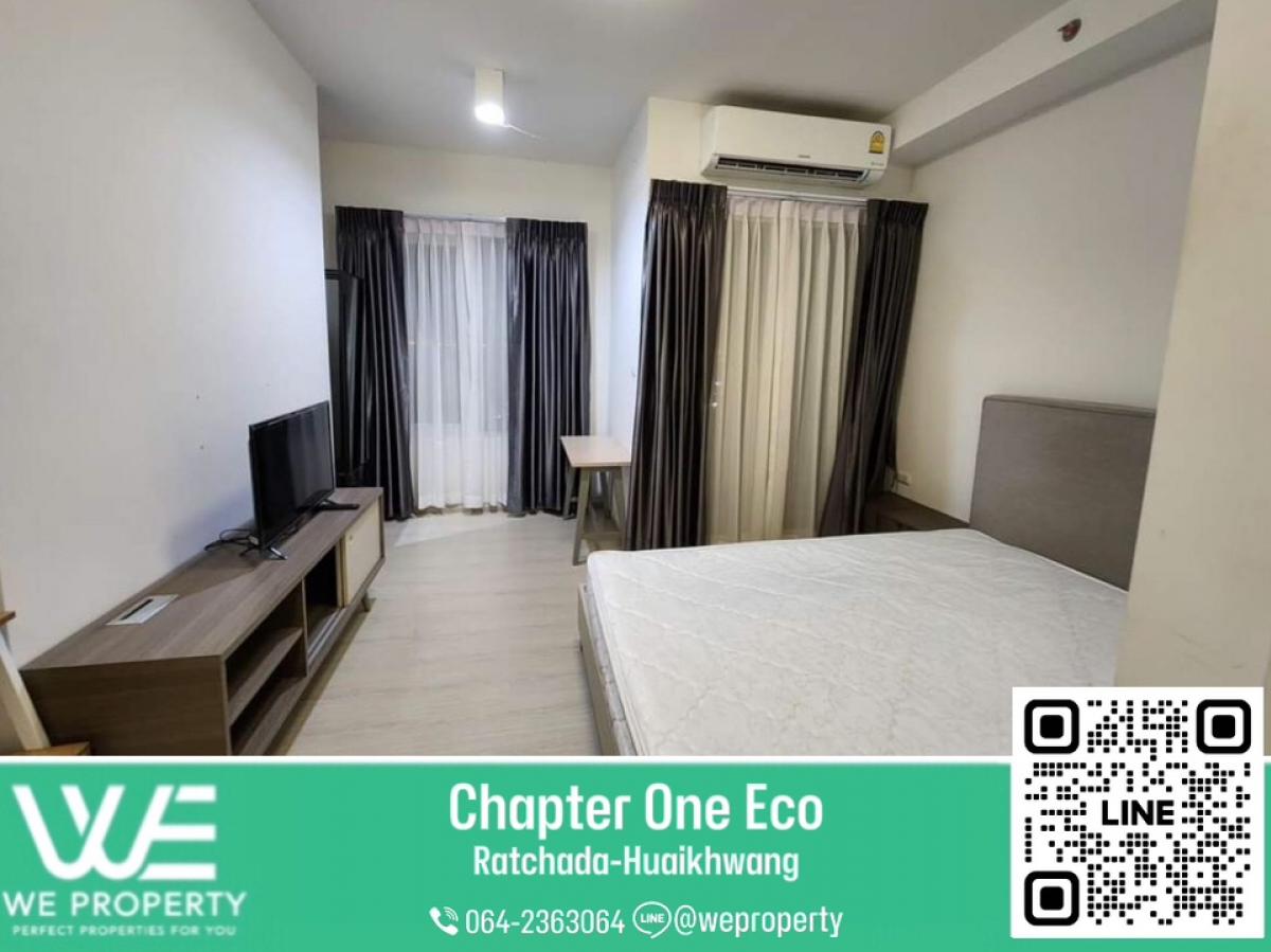 For SaleCondoRatchadapisek, Huaikwang, Suttisan : High floor corner room⭐Chapter One Eco Ratchada-Huai Khwang