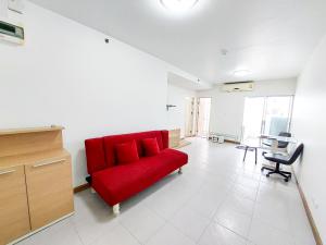 For RentCondoKasetsart, Ratchayothin : Condo for rent, Supalai Park Kaset, spacious room, new condition, near BTS Kaset Intersection, ready to move in.