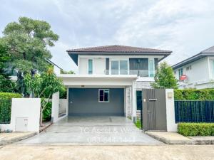 For SaleHouseMin Buri, Romklao : 🔥Resolutely decided to sell the new house🔥Manthana Srinakarin-Romklao, Greatly house type, very new condition! Usable area 142 sq m. on an area of ​​51 sq m. 3 bedrooms, 3 bathrooms. 🔥Only 6.2 million!