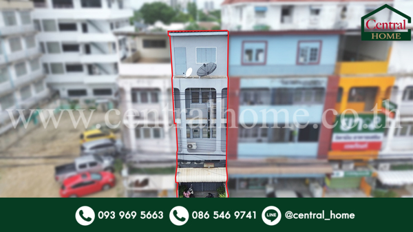 For SaleShophouseRama5, Ratchapruek, Bangkruai : Commercial building Tiwanon 38 near the Pink Line.