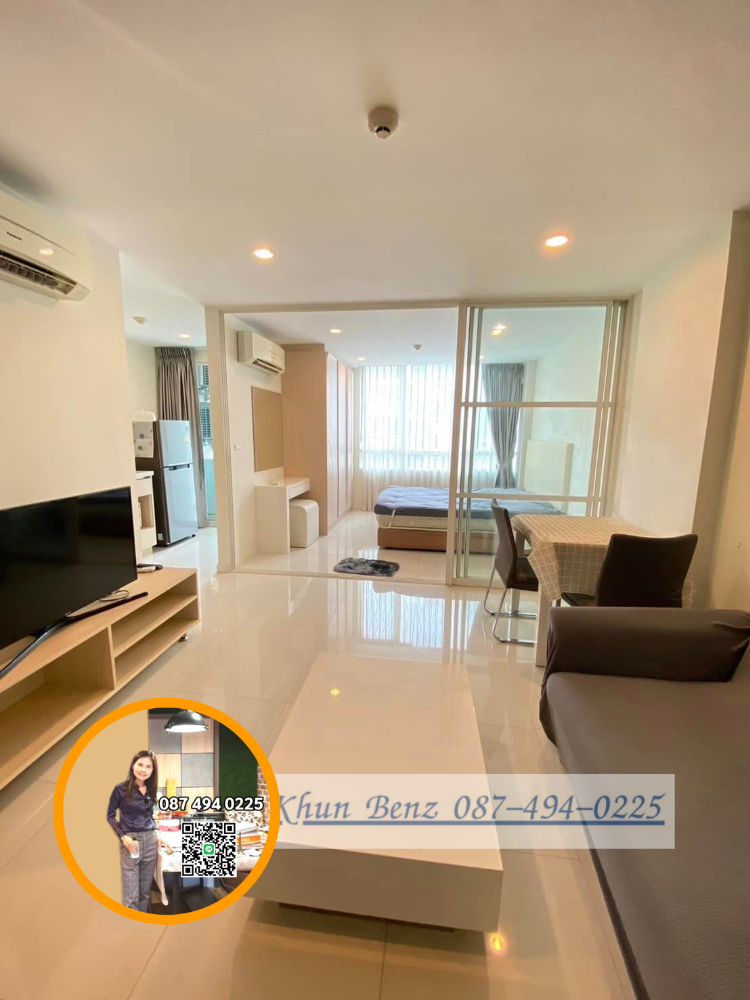 For RentCondoPattanakan, Srinakarin : Condo for rent, Element Srinakarin, fully furnished, opposite Seacon Square shopping mall, available for rent in the middle of August.