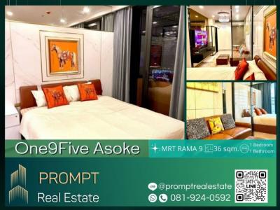 ให้เช่าคอนโดพระราม 9 เพชรบุรีตัดใหม่ RCA : OP01544 - One9Five Asoke - Rama 9 - 36 sqm - MRT RAMA 9 - Central Rama 9 - Fourtune