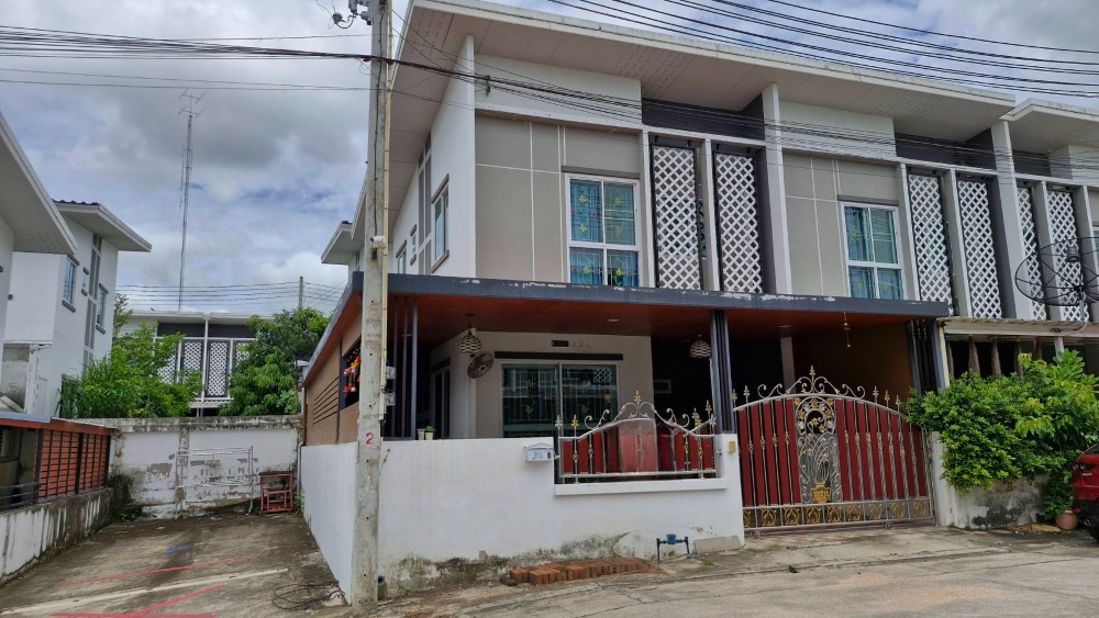 For SaleTownhouseSriracha Laem Chabang Ban Bueng : 💥Special price, townhouse with extension, corner unit, 24.6 sq.w., Prapassorn Precio Village 3 (Phase 4), Amata City-Bo Win