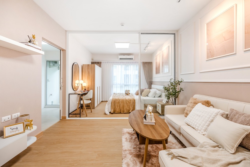 For SaleCondoPinklao, Charansanitwong : Condo for sale: Unio Charan 3, low rise condo, located in Building J, 6th floor, furniture as shown in the picture, all rooms are new, there is a shuttle bus to MRT Tha Phra.