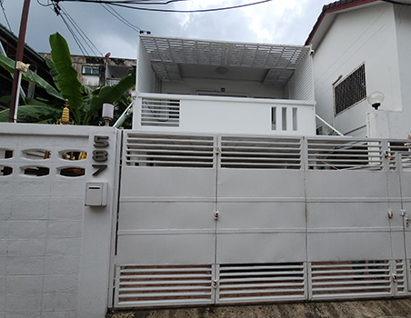 For RentHouseBang Sue, Wong Sawang, Tao Pun : Compact minimal detached house for rent near MRT Tao Poon 2-story house, 2 bedrooms, 2 bathrooms