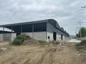 For RentFactoryMahachai Samut Sakhon : RK520 Warehouse area, factory (with Ror.4 permission) area of ​​over 8,000 sq m. Can place large machinery, Bang Nam Chuet, Mueang Samut Sakhon District.