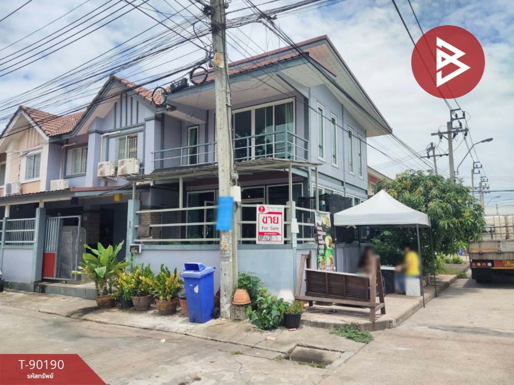 For SaleTownhouseSamut Prakan,Samrong : Townhouse for sale Pruksa Village 28/1 Bang Pu-Phraeksa Industrial Estate, Samut Prakan