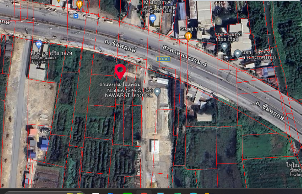 ขายที่ดินพระราม 5 ราชพฤกษ์ บางกรวย : ที่ดินติด ถนนชัยพฤกษ์ / (ขาย), Land next to Chaiyaphruek Road / (SALE) GAMET493