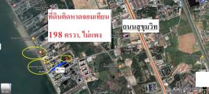 For SaleLandPattaya, Bangsaen, Chonburi : Land for sale Jomtien 250 meter to the beach at Na Jomtien 4