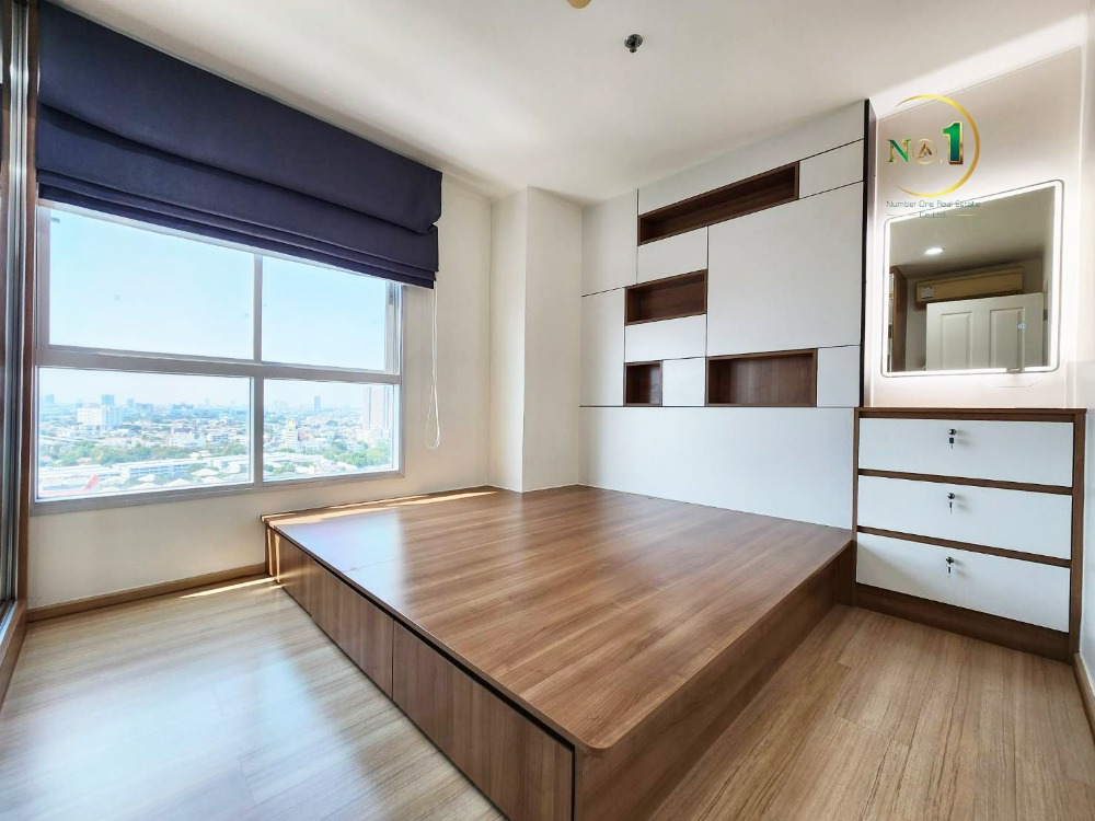 For SaleCondoBang Sue, Wong Sawang, Tao Pun : For sale, U Delight 3 Prachachuen - Bang Sue, 2 bedrooms 1 bathroom (corner room) Size 49 sq.m, 21st floor, City view, Fully furnished