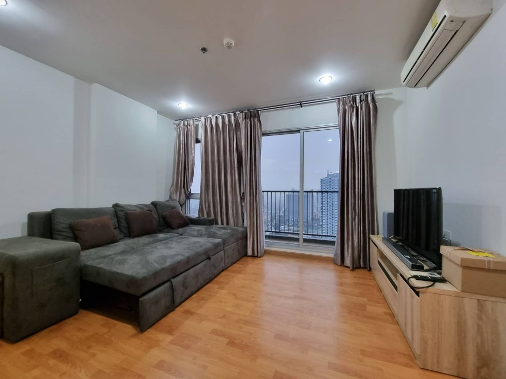 For RentCondoThaphra, Talat Phlu, Wutthakat : For rent, The President Sathorn-Ratchaphruek Phase 2, 2 bedrooms 1 bathroom Size 50 sq.m, 29th floor, Corner room, City view, Fully furnished