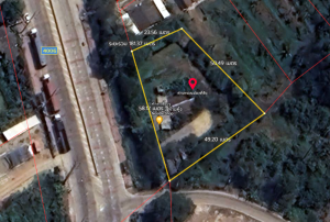 For SaleLandPhutthamonthon, Salaya : Land for sale, next to the road on 2 sides, next to Phutthamonthon Sai 8 Road, 36,000 baht per square wa, Nakhon Chai Si District, 1 rai 1 ngan 5 sq m.