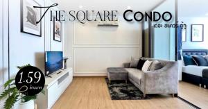 For SaleCondoPhuket : Newly renovated condo for sale Ready to carry your bags and move in, 3rd floor, pool view, The square condo, location Ku Ku, near Phuket Rajabhat, Mission Hospital.