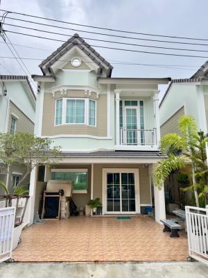 For RentTownhouseNonthaburi, Bang Yai, Bangbuathong : Townhome for rent, detached house style, 4 bedrooms, 3 bathrooms, fully furnished, Baan Dee The Hamilton. Chaiyaphruek-Wongwaen