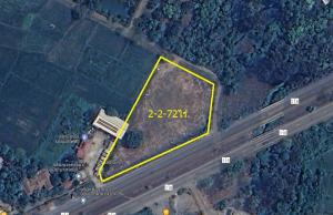 For SaleLandChiang Mai : Empty land for sale, 2 rai, next to Chiang Mai-Doi Saket Road, outbound, suitable for building a gas station, Doi Saket, Chiang Mai.