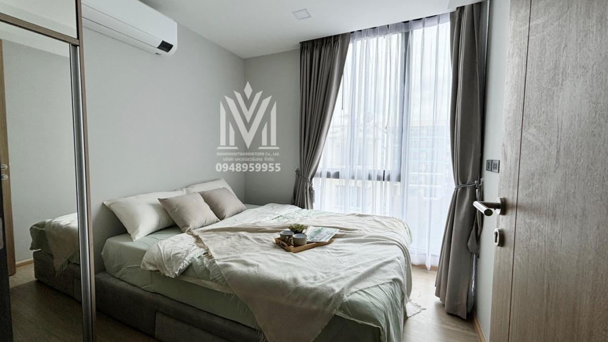 For RentCondoRatchadapisek, Huaikwang, Suttisan : 🔥🔥For rent: Condo The Moment Ratchada 19, pets not allowed, new room, complete furniture + electrical appliances, ready to move in