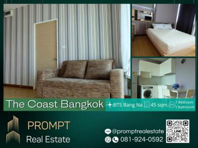 For RentCondoBangna, Bearing, Lasalle : ST12408 - The Coast Bangkok - 45 sqm - BTS Bang Na/ Southeast Bangkok University/ Suvarnabhumi Airport