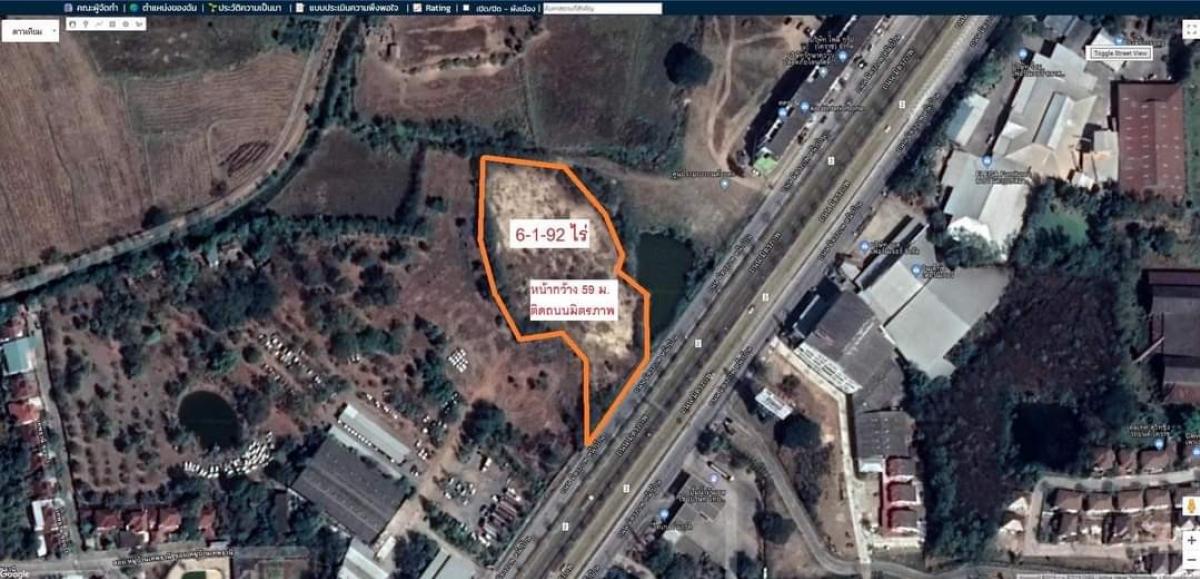 For SaleLandKorat Nakhon Ratchasima : Korat - Land for sale next to the main road