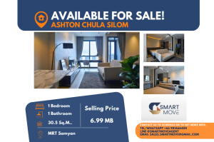 For SaleCondoSiam Paragon ,Chulalongkorn,Samyan : Code C20240700046.......Ashton Chula - Silom sale with tenant, 1 bedroom, 1 bathroom, high floor, furnished, Special Deal!!