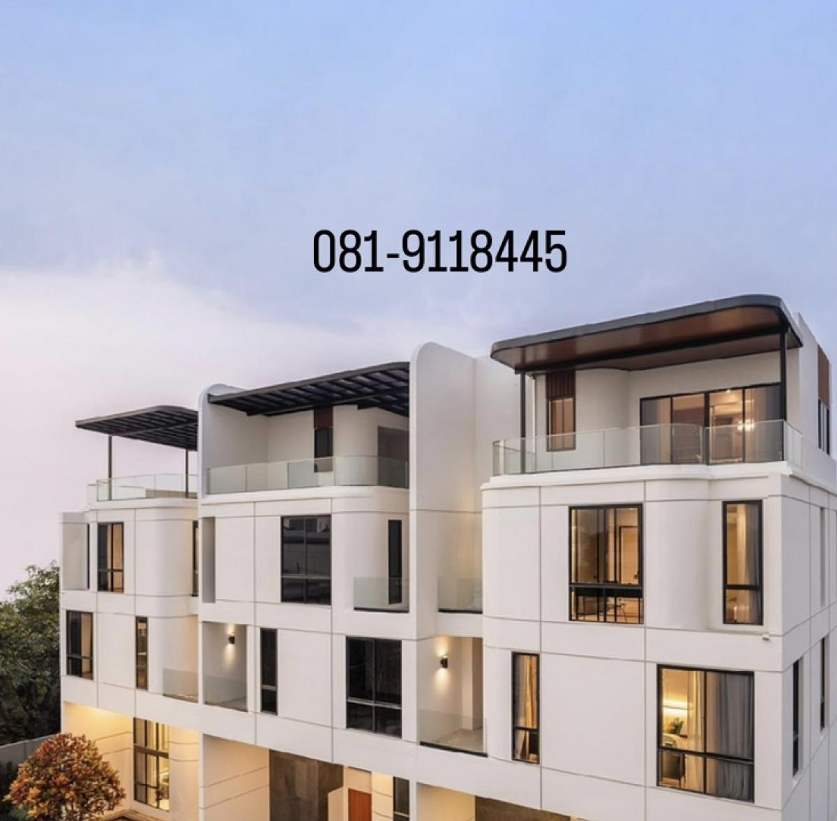 For SaleTownhouseRama3 (Riverside),Satupadit : DEMI SATHU 49 (Demi Sathu Pradit 49) 3.5-storey luxury townhome🏡✨Special price🔥🔥🔥Corner plot.