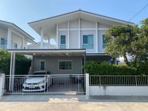 For SaleHouseNonthaburi, Bang Yai, Bangbuathong : Announcement for sale: 2-story house, Khanasiri Village Pinklao-Kanchana, Bang Yai, Nonthaburi, has a bedroom on the ground floor (Sansiri)