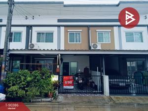 For SaleHouseMahachai Samut Sakhon : Townhouse for sale Lalin Town Village, Lanceo Crib, Phetkasem-Phutthamonthon Sai 4, Krathum Baen, Samut Sakhon