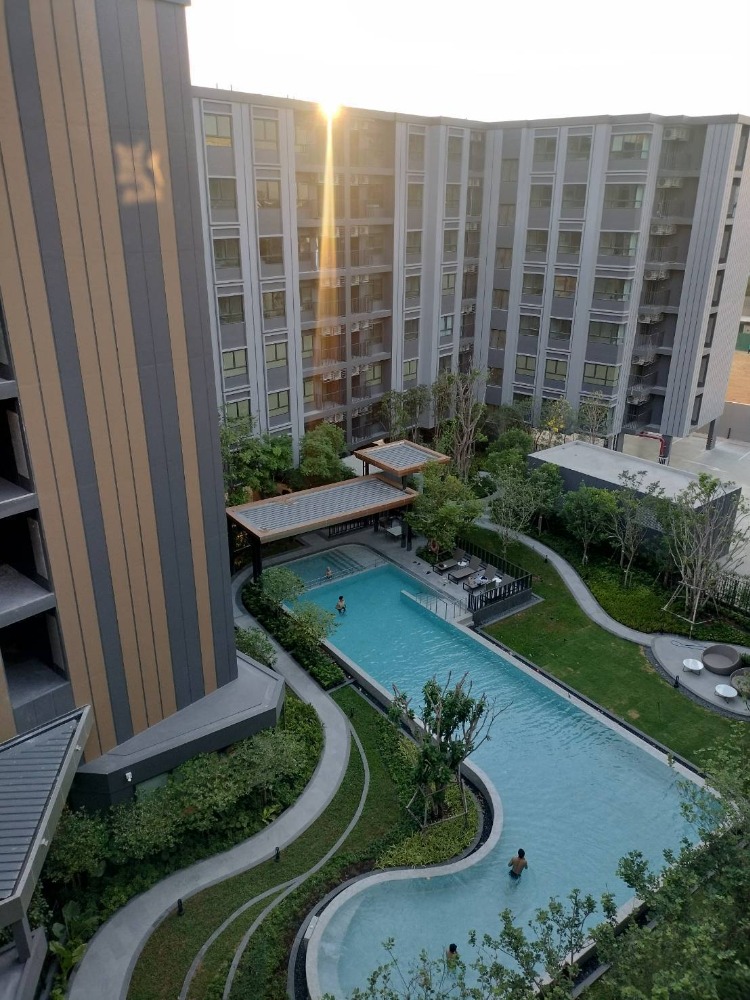 For RentCondoChachoengsao : condo escent ville chachongsao 7th floor pool view