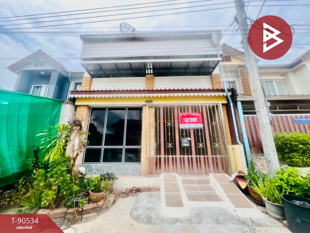 For SaleTownhouseRama 2, Bang Khun Thian : Townhouse for sale Pisan Village, Project 16, Bang Khun Thian, Bangkok, beautiful and ready to move in.