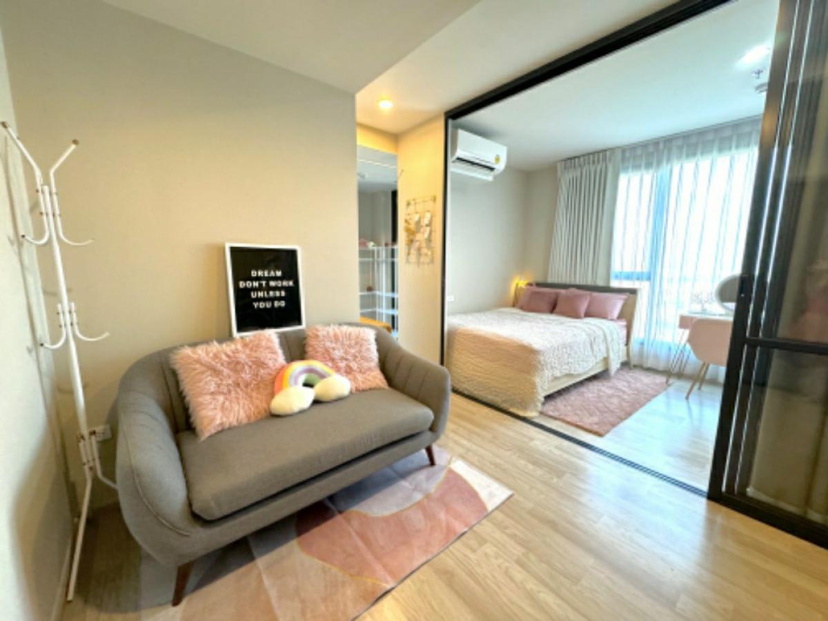 For RentCondoBangna, Bearing, Lasalle : ❤ Very beautiful room for rent, Condo Ideo Mobi Sukhumvit Eastpoint, 1 bedroom, decorated, ready to move in.