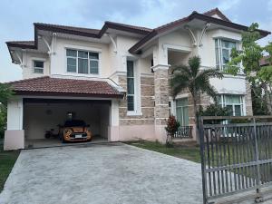 For RentHouseLadkrabang, Suwannaphum Airport : Single house for rent, lake view