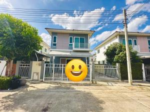 For RentHousePathum Thani,Rangsit, Thammasat : For rent ✔️✔️Beautiful house, 2-story detached house, Supalai Bella Rangsit Village - Khlong 2, there is space on the side of the house. Have privacy