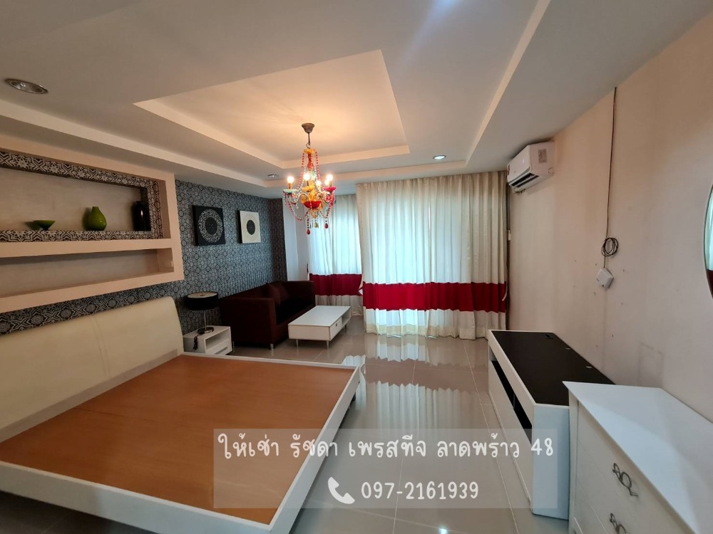 For RentCondoLadprao, Central Ladprao : Condo for rent, Ratchada Prestige Lat Phrao 48, near MRT Sutthisan, 5 minutes 📞097-2161939