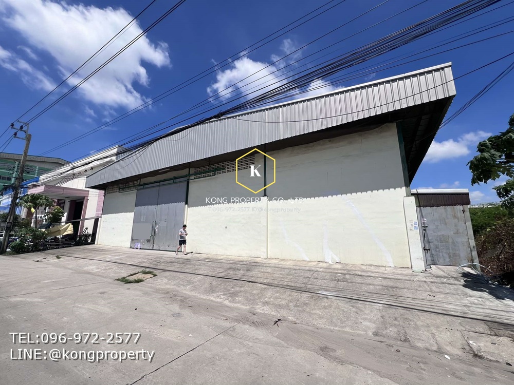 For RentWarehouseSamut Prakan,Samrong : Warehouse for rent, Thepharak Km. 16, Bang Phli, Samut Prakan, area 994 sq m.