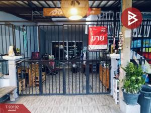 For SaleTownhouseMahachai Samut Sakhon : For sale: 2-storey townhouse, 2 houses next to each other, Ang Thong Thani Village, Samut Sakhon, renovated, on the main road, suitable for business.