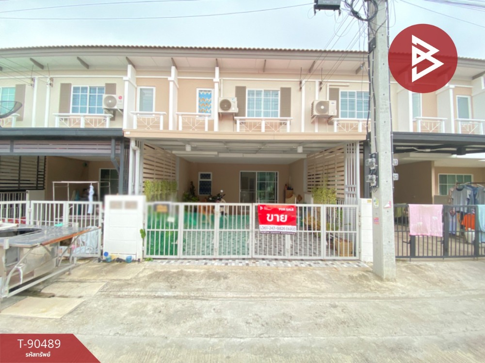 For SaleTownhouseMahachai Samut Sakhon : Townhouse for sale, iLeaf Town Village, Setthakit-Bang Pla, Tha Sai, Samut Sakhon, ready to move in