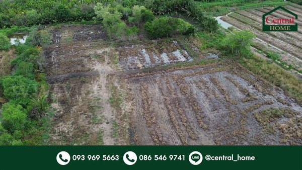 For SaleLandChachoengsao : Beautiful rectangular land plot 11-0-82.9 rai in the heart of Chachoengsao city.