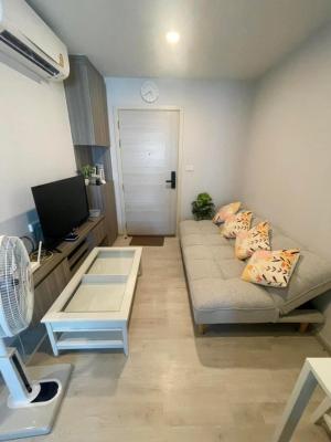 For RentCondoBangna, Bearing, Lasalle : Condo for rent: The Origin Sukhumvit 105, BTS Bearing, Bangna, rental price 9,000 baht, 1 bedroom, 1 bathroom, 27.64 sq m, 8th floor, Building A, furniture and appliances