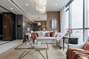 For SaleCondoSukhumvit, Asoke, Thonglor : The most luxurious condo in Thonglor, 2 bedrooms, fully furnished, ready to move in, good specs, excellent quality.