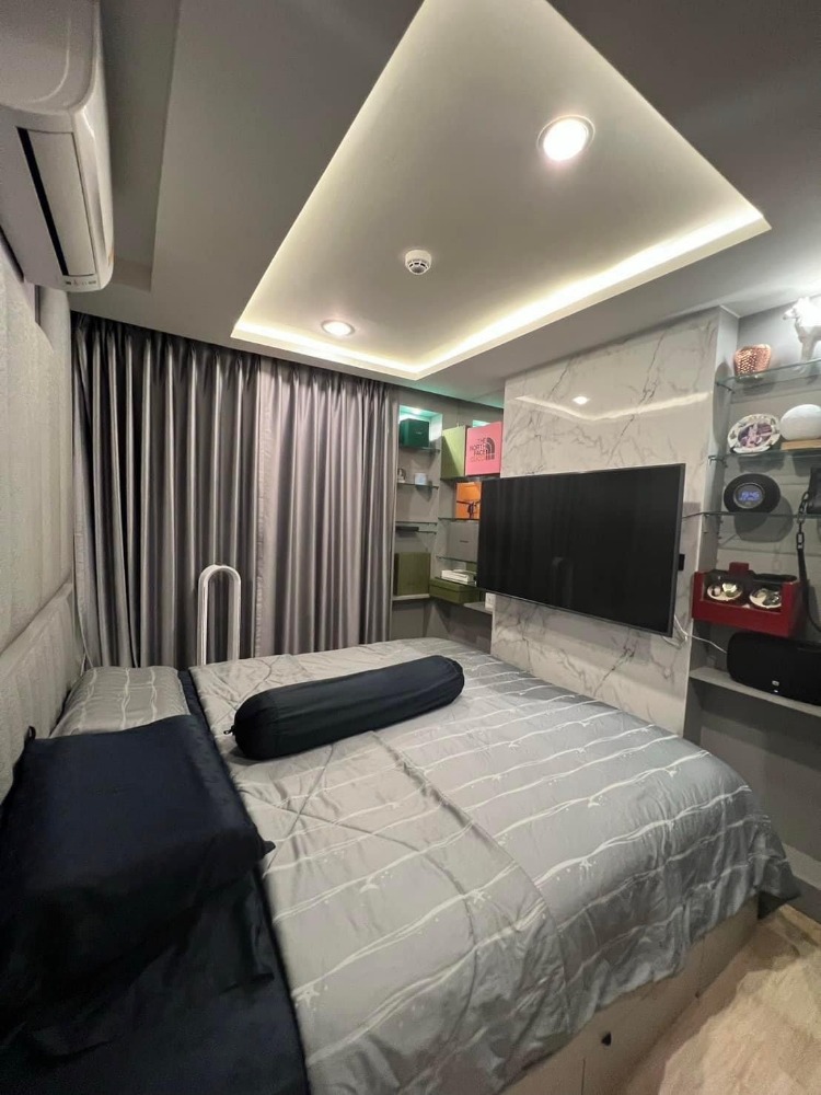 For RentCondoOnnut, Udomsuk : For rent: The Excel 50, size 33 sq m, 8th floor, very beautiful built-in room, shuttle service to BTS On Nut, near expressway with many routes, beautiful room, fully furnished