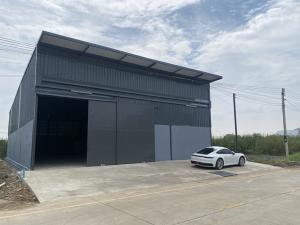 For RentWarehousePathum Thani,Rangsit, Thammasat : Warehouse building for rent, usable area 350 sq m, 3-phase electricity, office, bathroom, Lam Luk Ka Road, Khlong 2, Khlong Luang District, rental price 35,000 baht/month