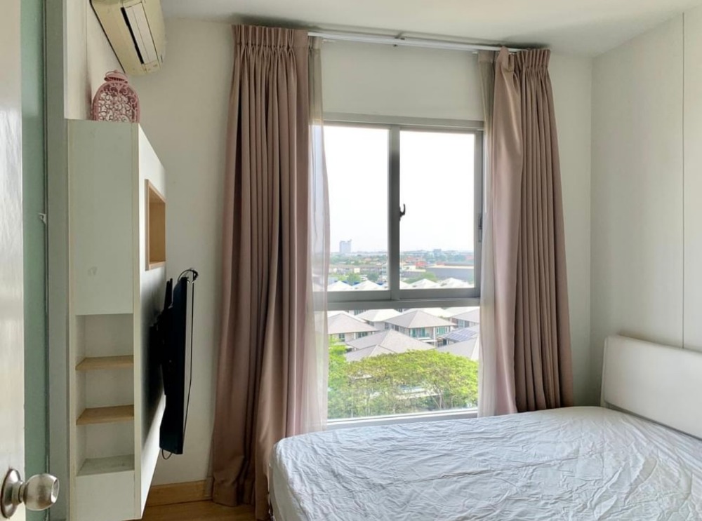 For RentCondoBangna, Bearing, Lasalle : 🌱For rent The Parkland srinakarin lakeside 🛏️ 1 bedroom 🛁 1 bathroom 🛋️ 1 living room, size 36 sq m., Building 2, 9th floor ✨✨